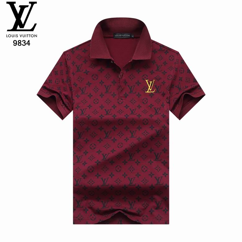 Louis Vuitton POLO shirts men-LV3019P